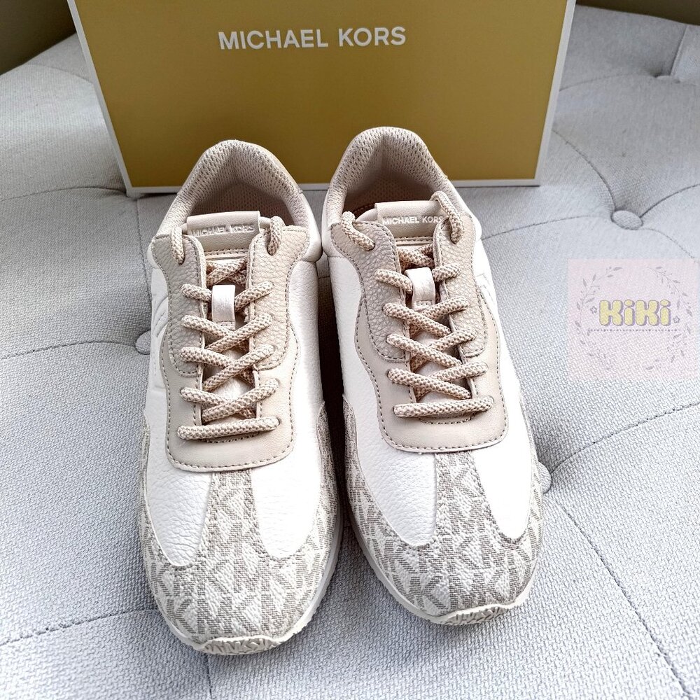 Michael Kors Essex Mixed-Media Trainer - Picture 3 of 12